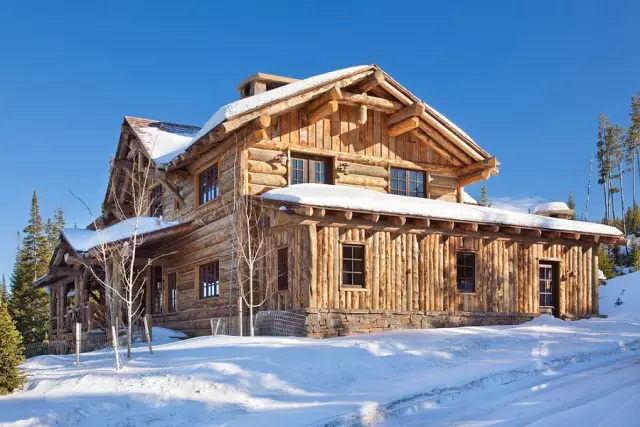 纯净之美，山中小屋 