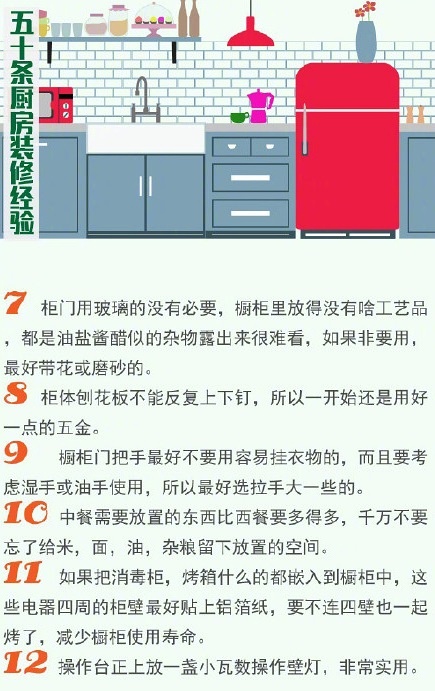 新房装修厨房不能省，远景装饰50条厨房装修经验